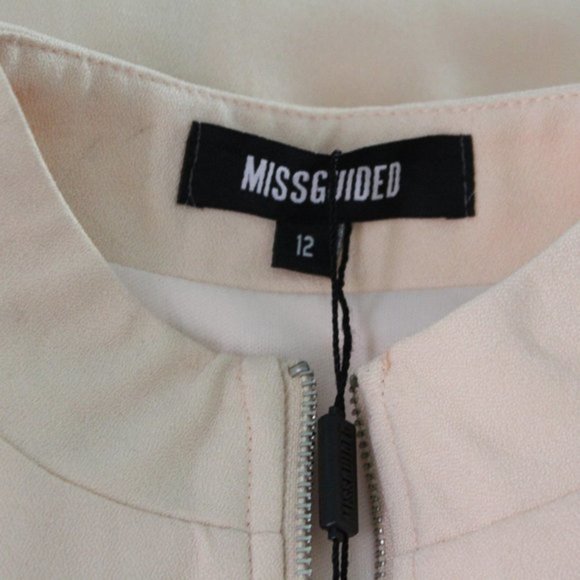 MISSGUIDED Zip Front Mini Dress - Picture 2 of 14